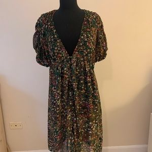 Akemi+Kin Valencia Black Floral Dress